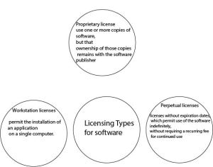 Licensing Types for software